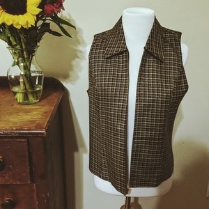 Vintage Plaid Vest